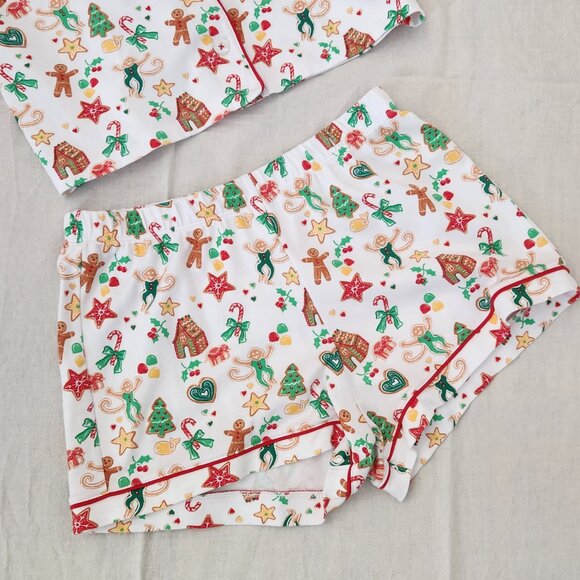 Roller Rabbit Gingerbread Party Pajamas Set - XS - Picture 3 of 15